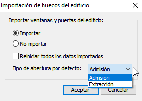 Importacin de Huecos del Edificio