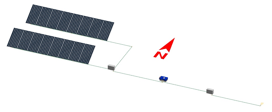 Asistente fotovoltaica solar aislada