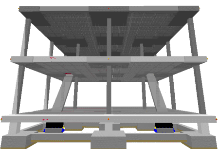 Estructura con forjados reticulares