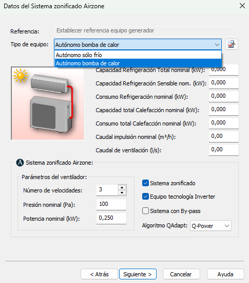 Definición de equipo generador