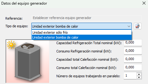 Definici�n de equipo generador