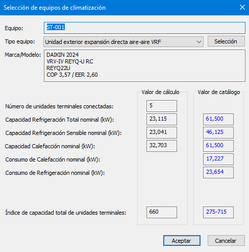 Seleccionar sistema