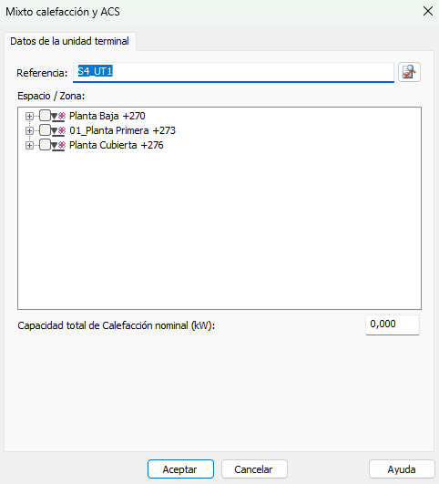 Añadir unidades terminales