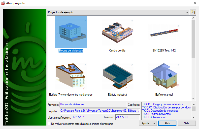 Abrir proyecto