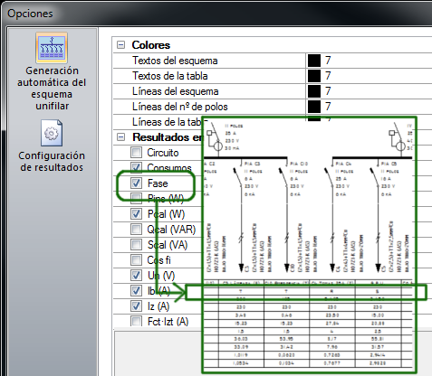 Generación automática del esquema unifilar