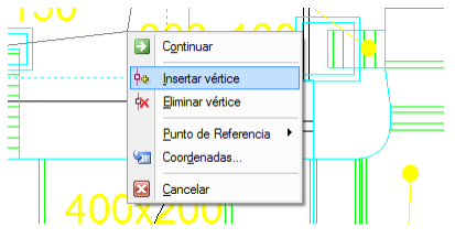 Nueva opción para crear o eliminar vértices de una polilínea