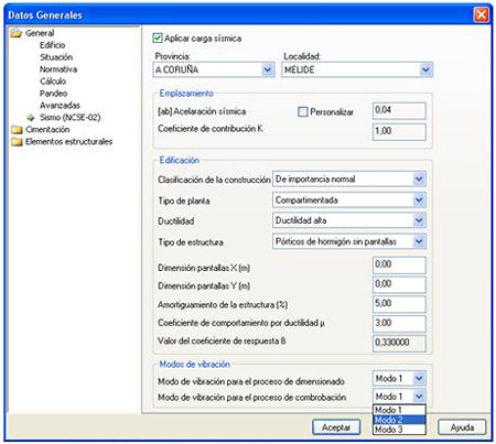 RSwin - Requisitos de la norma sismorresistente