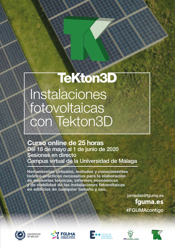 Cartel curso FGUMA Fotovoltaica