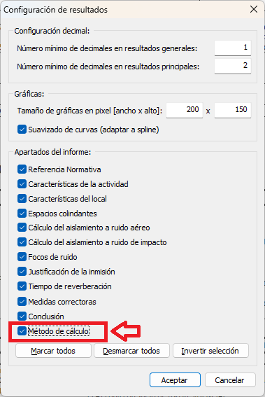 Nueva opci&oacute;n para m&eacute;todo de c&aacute;lculo.