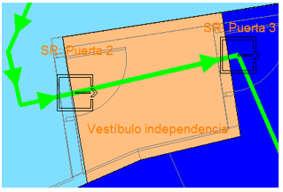 Detalle de distribución en planta