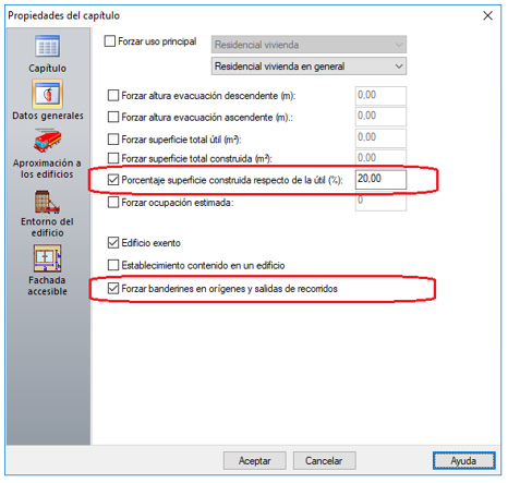 Nuevas opciones en datos generales del módulo TK-SI