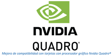 Compatibilidad con tarjetas con procesador gráfico Nvidia Quadro