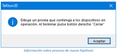 Información sobre proceso de nueva hipótesis