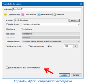 Capitulo Edificio: Propiedades del espacio