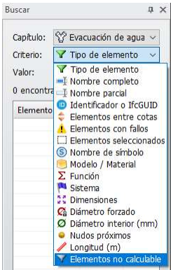 Criterios de búsqueda TK-HS5