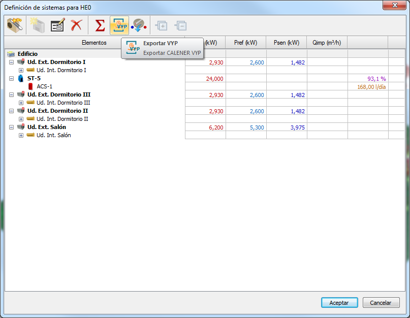 TK-HE0 Exportar CALENER