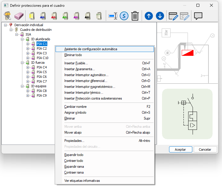 Definir protecciones