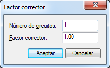 Nuevo factor corrector por agrupación