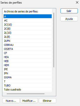 Base de datos de Perfiles