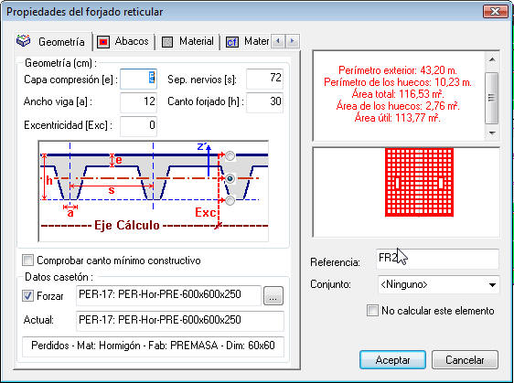 Solapa geometría