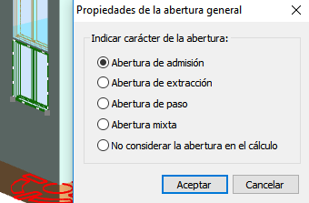 Propiedades Abertura General