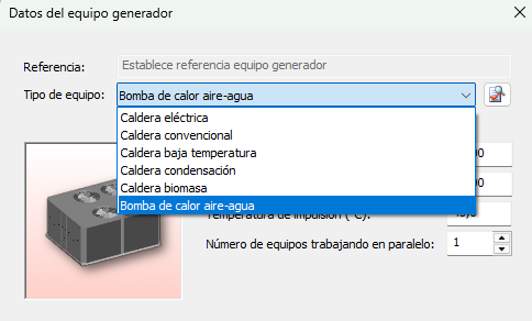 Definici�n de equipo generador