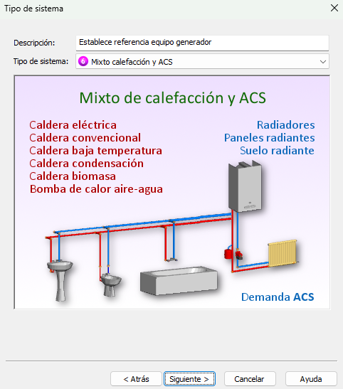 Mixto calefacci�n y ACS