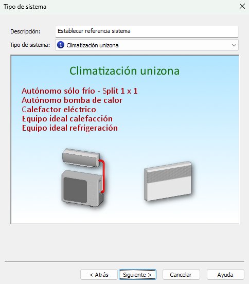 Climatizaci�n unizona