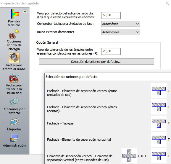 Datos generales de Proteccin frente al ruido