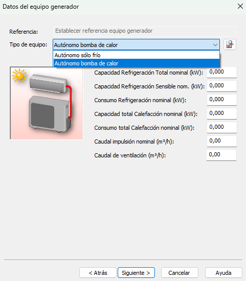 Definición de equipo generador