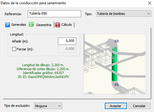 Propiedades Geometría Tubería