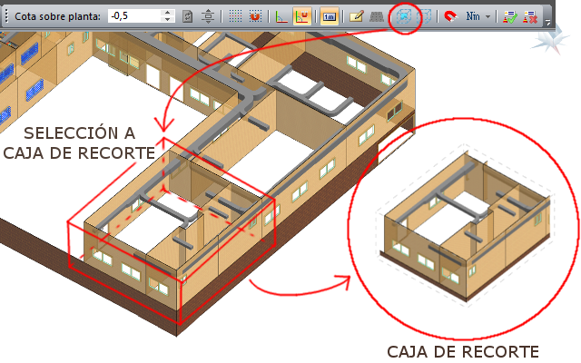 Caja de recorte en TeKton3D