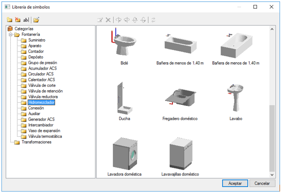 Librera de smbolos 3D