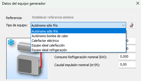 Definici�n de equipo generador